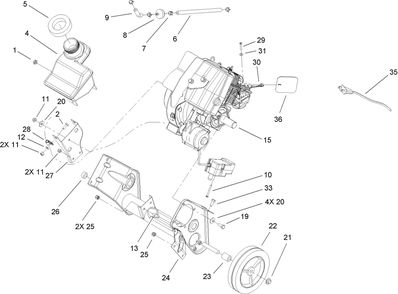 Part Location Diagram of 106-4741 Lawn Boy Cord-7 Ft.